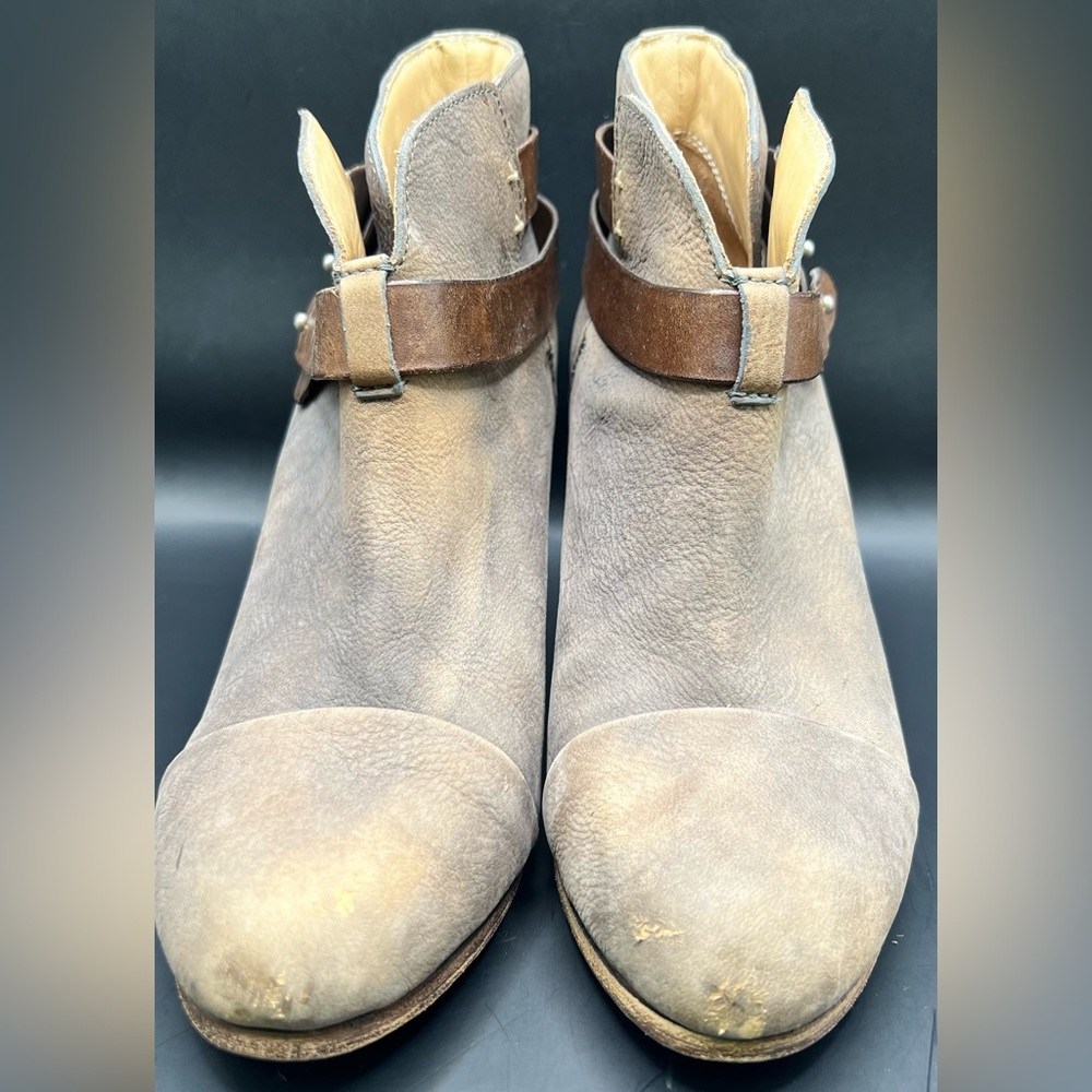 rag &‎ bone - Brown Ankle Boots, Harrow, Size: 9- Womens - Picture 2 of 9